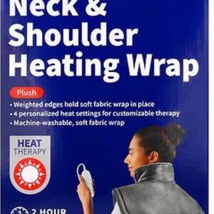 Walgreens_ Neck & Shoulder Heating Wrap - Plush Gray